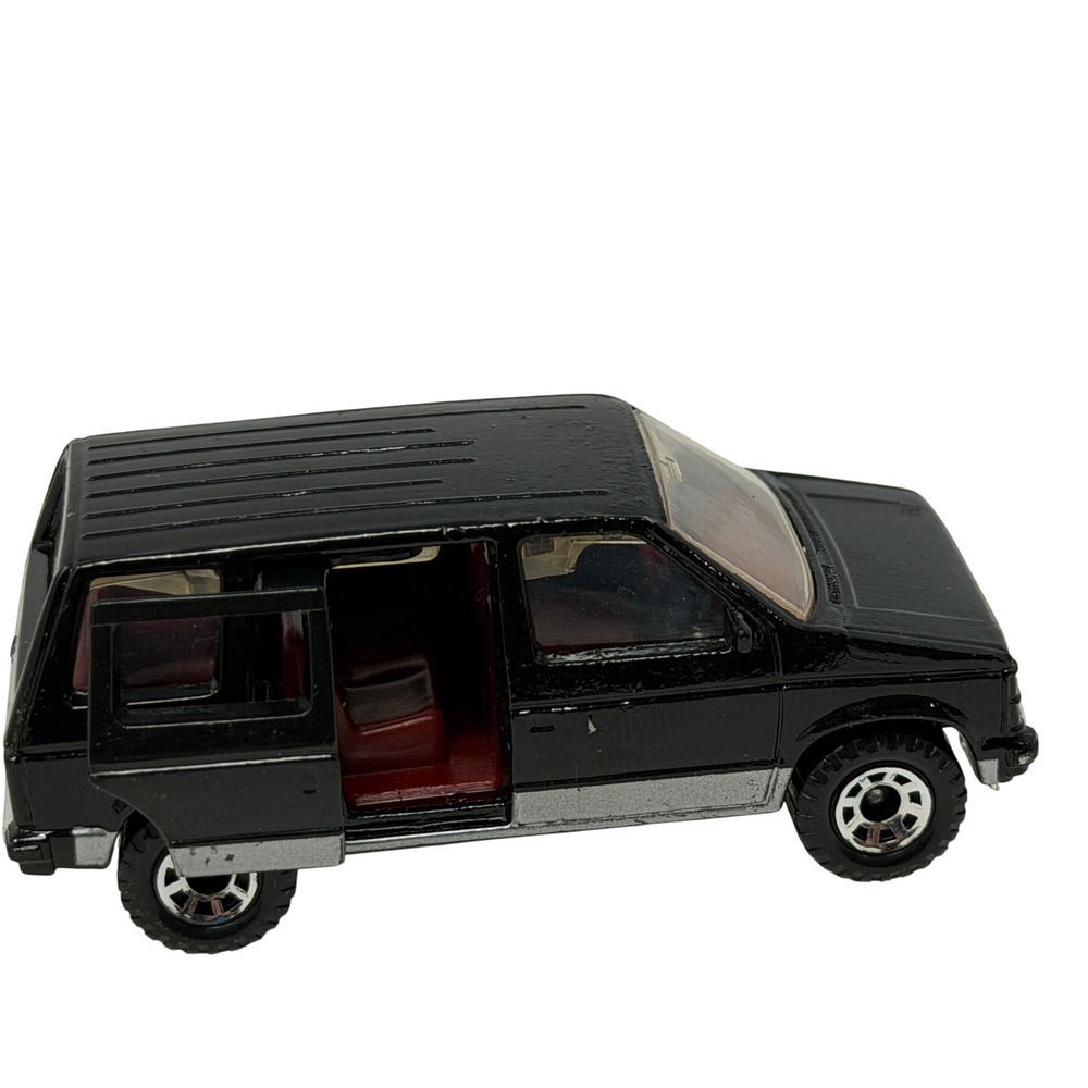 Vintage Matchbox 1984 Dodge Caravan Black 1:60 Diecast Car Made in England 1983